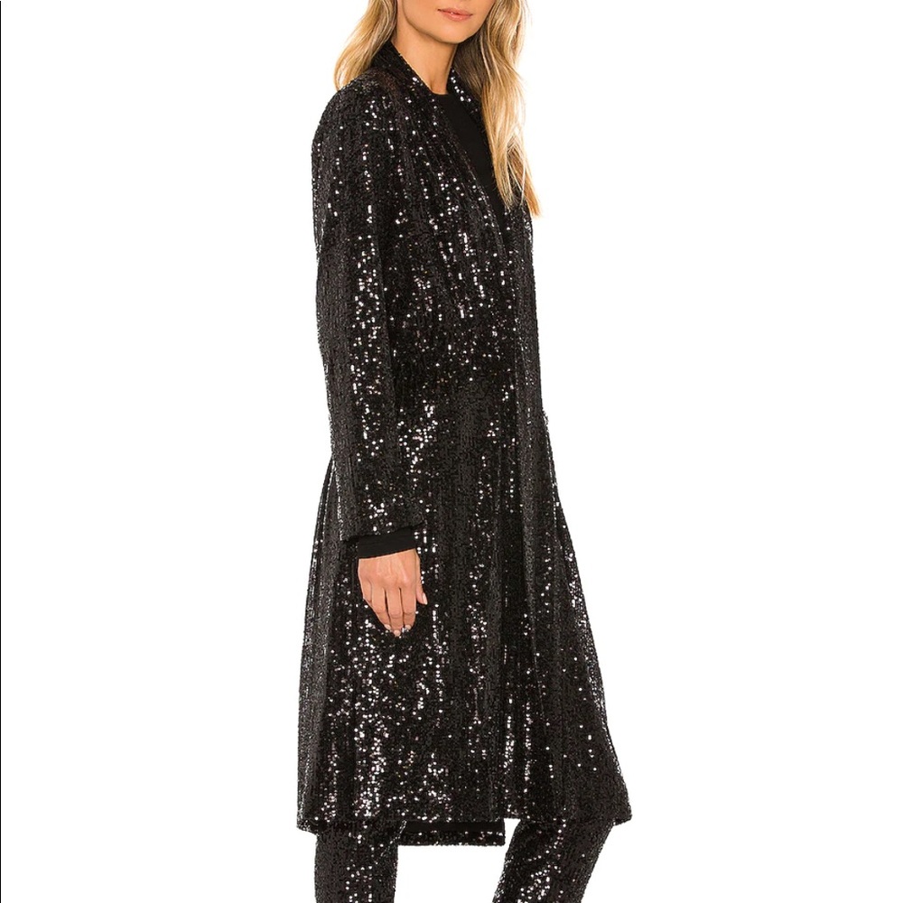 SOLD Steve Madden Show Stopper Duster - Black xs - Picture 2 of 4